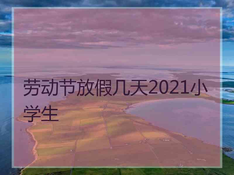 劳动节放假几天2021小学生