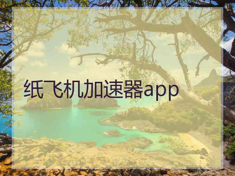 纸飞机加速器app